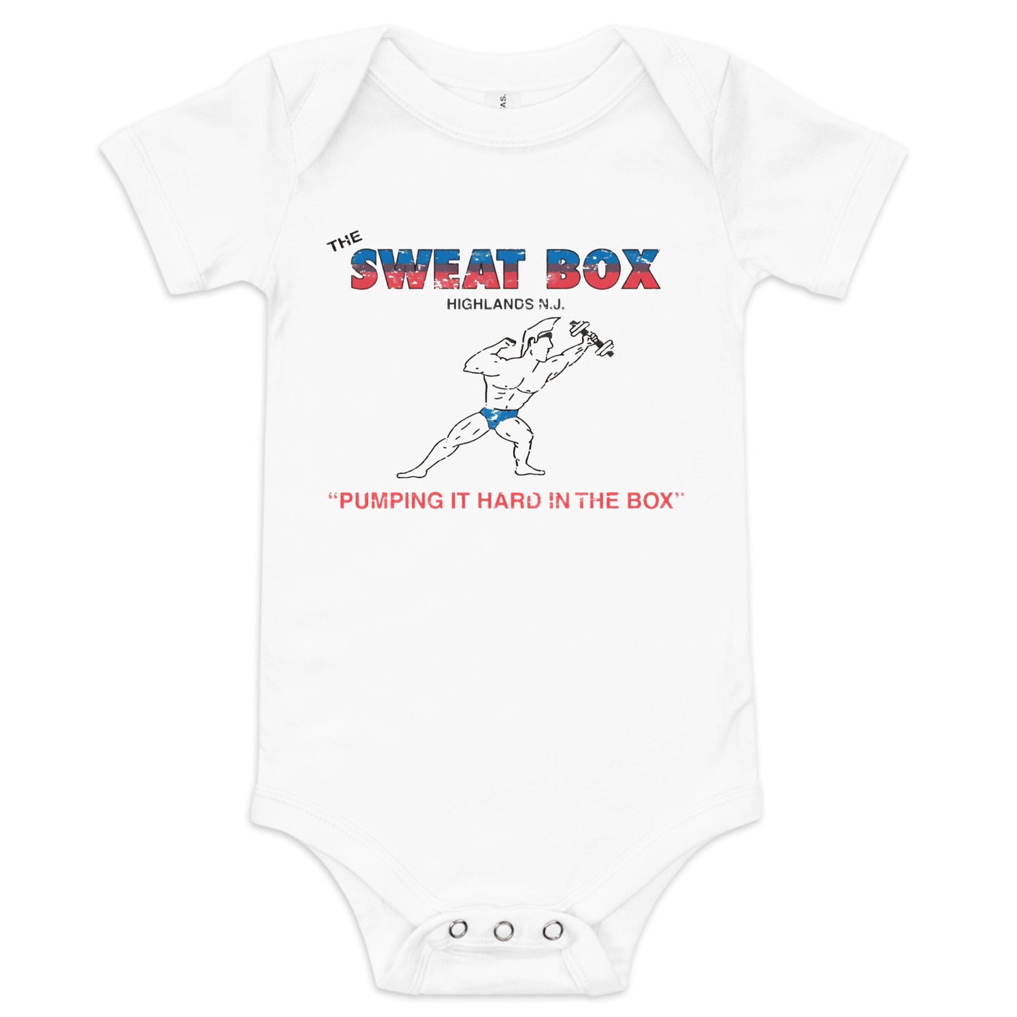 The Sweat Box - HIGHLANDS - Baby short sleeve one piece White