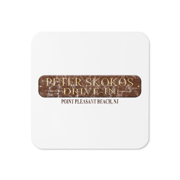 Peter Skokos Drive-In - POINT PLEASANT BEACH - Cork-Back Coaster Default Title