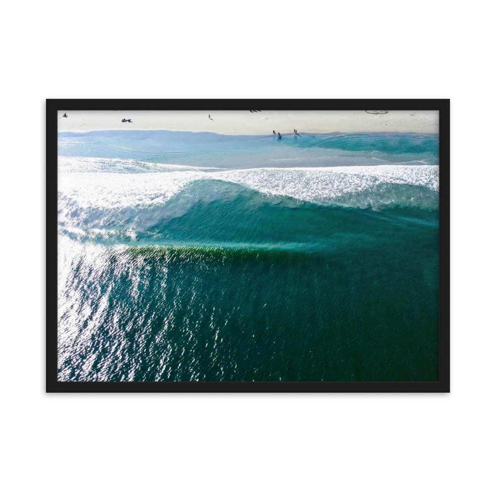 Avalon, New Jersey - Framed matte paper poster Black 50×70 cm