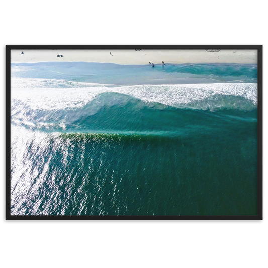 Avalon, New Jersey - Framed matte paper poster Black 61×91 cm