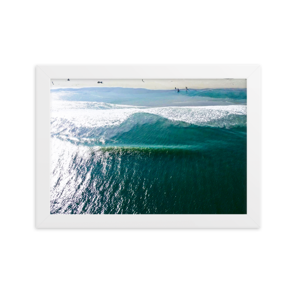 Avalon, New Jersey - Framed matte paper poster White 21×30 cm