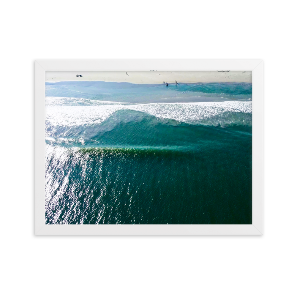 Avalon, New Jersey - Framed matte paper poster White 30×40 cm