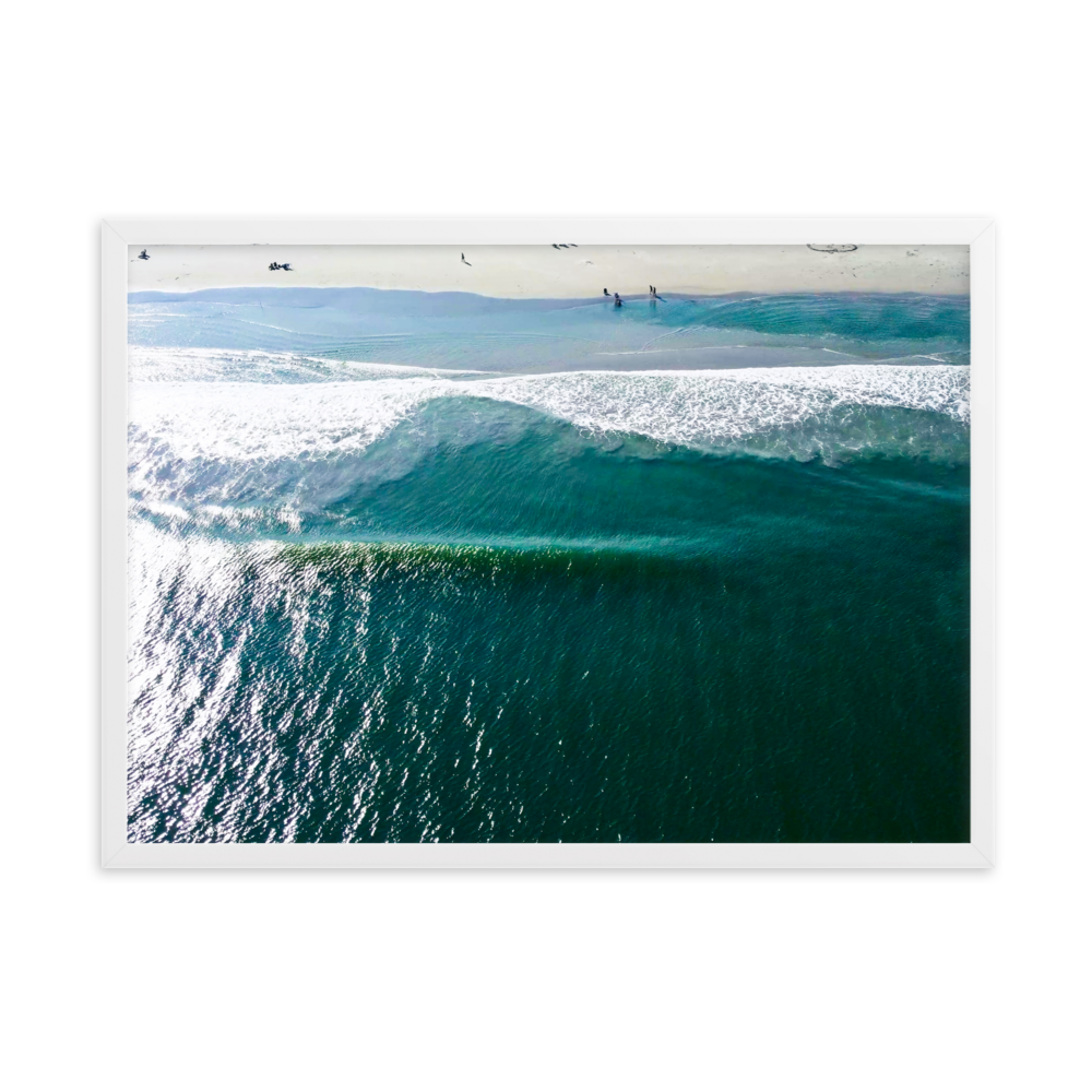 Avalon, New Jersey - Framed matte paper poster White 50×70 cm