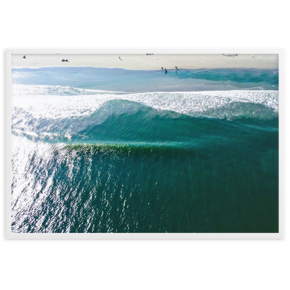 Avalon, New Jersey - Framed matte paper poster White 61×91 cm