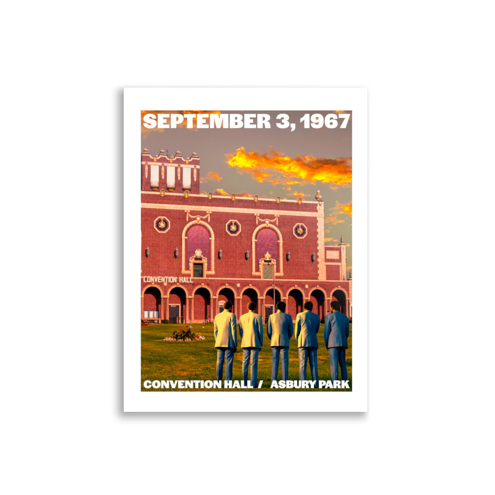Temptations '67 / Convention Hall - ASBURY PARK - Enhanced Matte Paper Poster Default Title