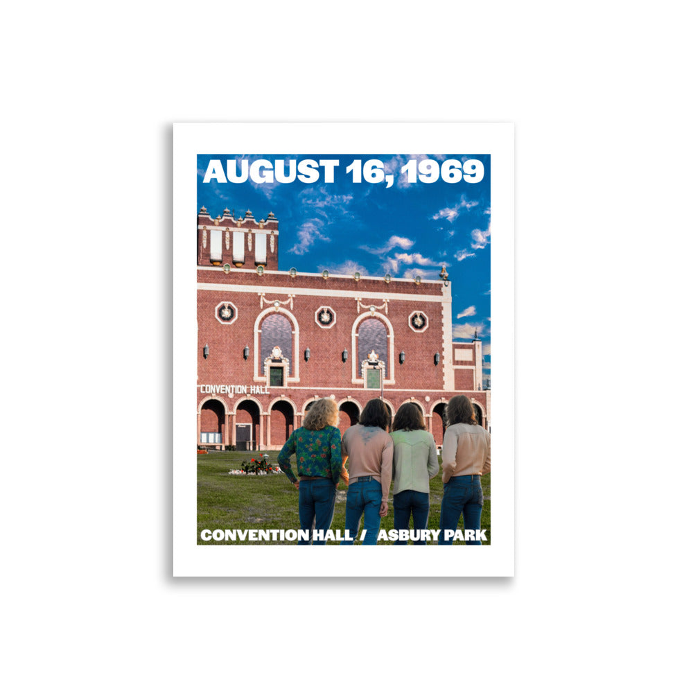 Zeppelin '69 / Convention Hall - ASBURY PARK - Enhanced Matte Paper Poster Default Title