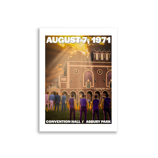 Jay & The Seasons '71 / Convention Hall - ASBURY PARK - Enhanced Matte Paper Poster Default Title