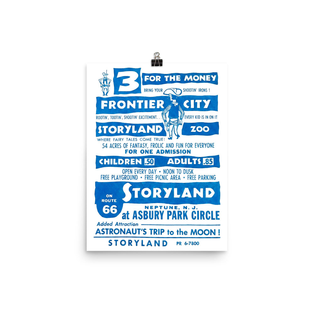 Storyland Village - NEPTUNE - Authentic Poster Reprint 12″×16″