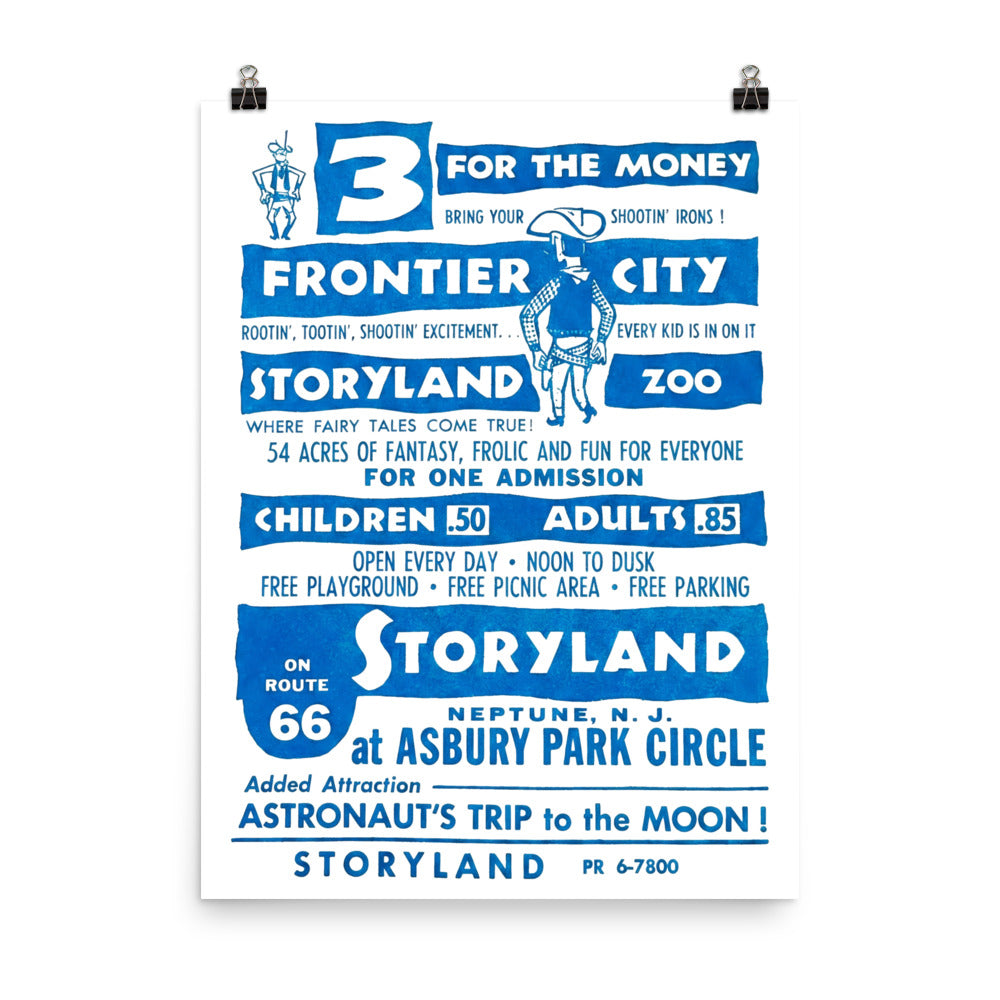 Storyland Village - NEPTUNE - Authentic Poster Reprint 18″×24″