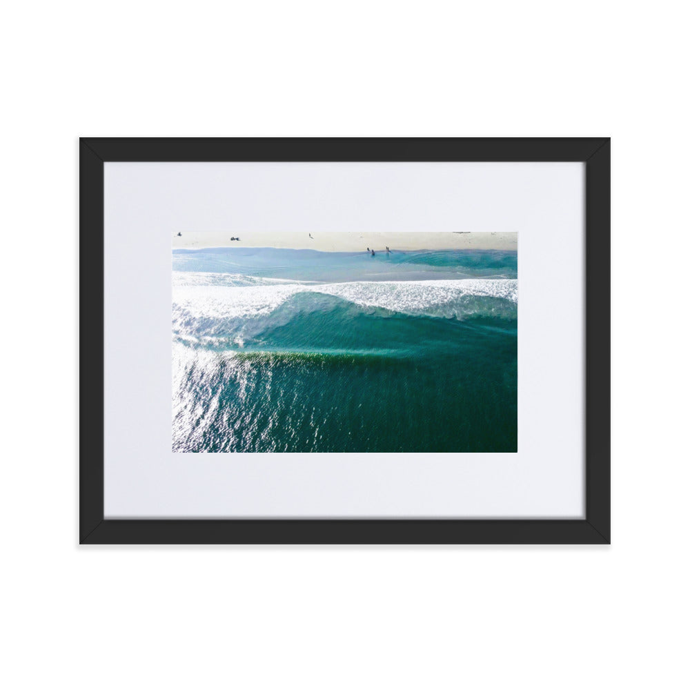 Avalon, New Jersey - Matte Paper Framed Poster With Mat 30×40 cm