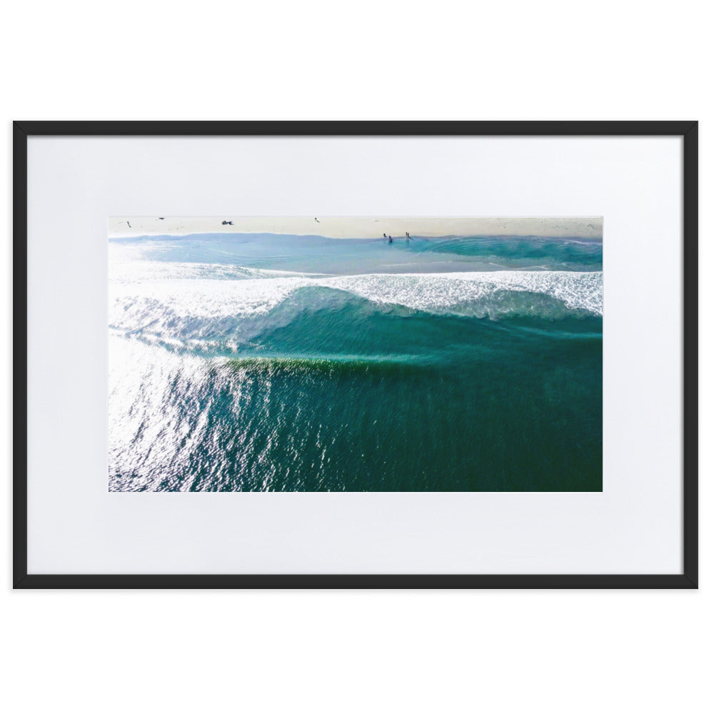 Avalon, New Jersey - Matte Paper Framed Poster With Mat 61×91 cm