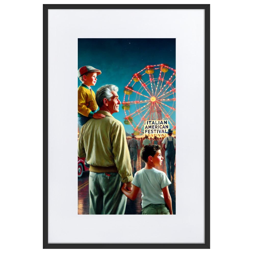 Il Cuore Del Nonno - NEW JERSEY SHORE - Matte Paper Framed Poster With Mat 61×91 cm