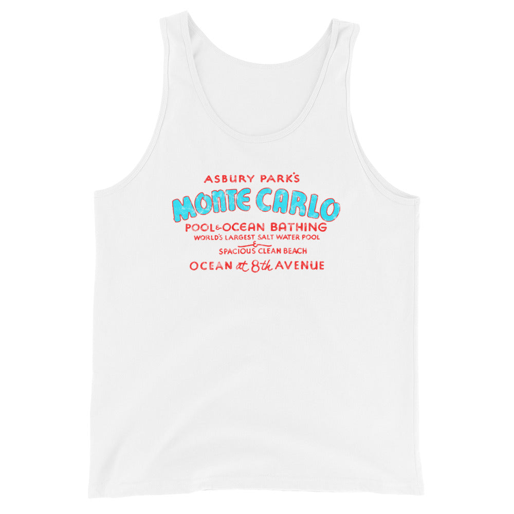 Monte Carlo Pool - ASBURY PARK - Men's Tank Top White
