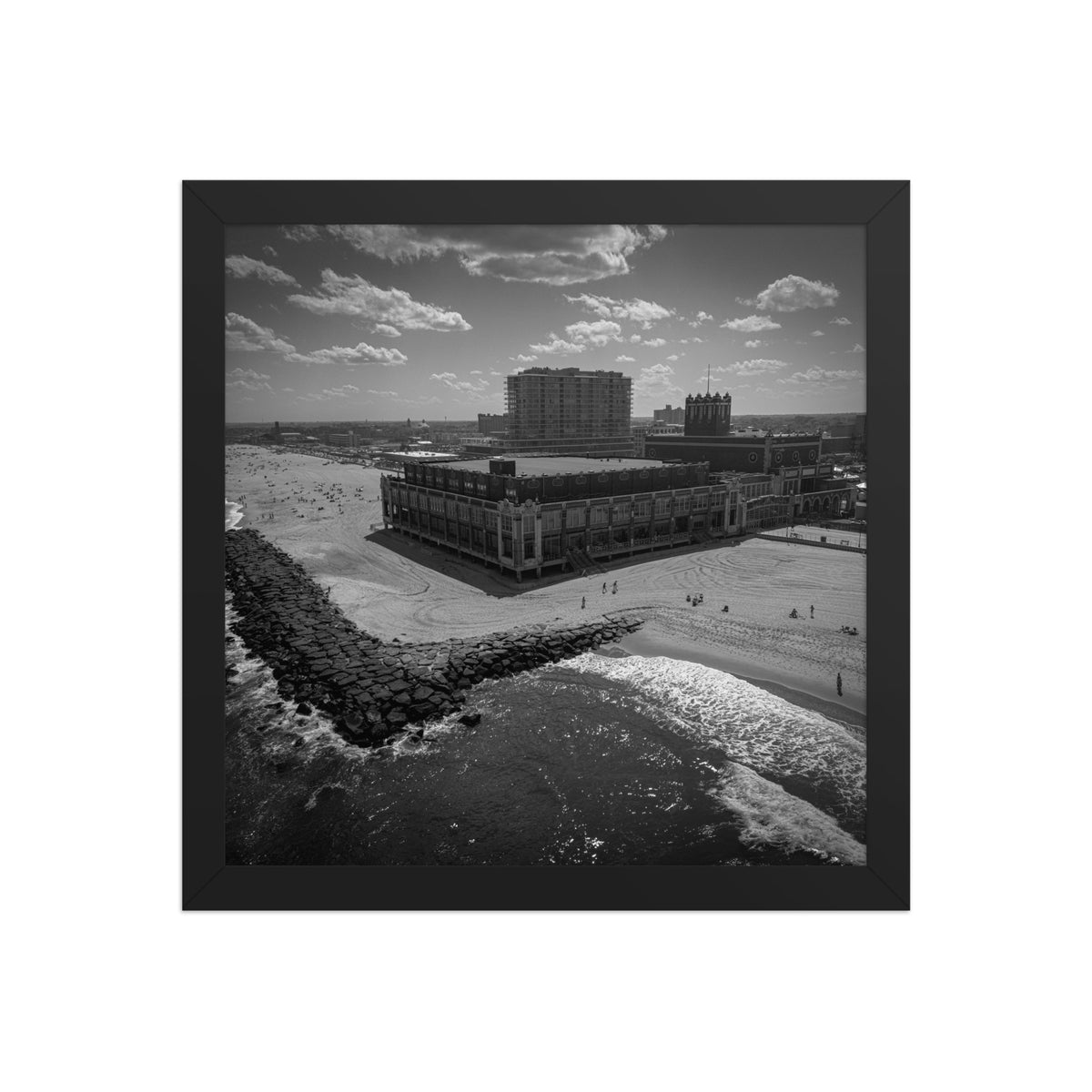 Convention Hall / Asbury Park / 2025 - Framed photo paper poster 12″×12″