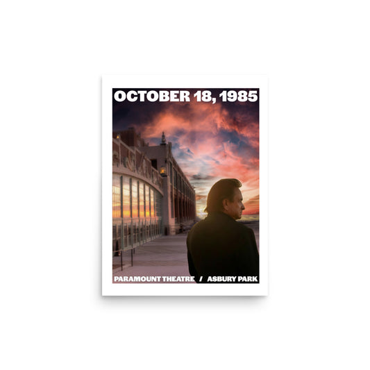 Cash '85 / Paramount Theatre - ASBURY PARK - Photo paper poster 12″×16″