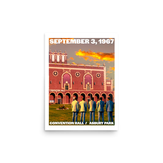Temptations '67 / Convention Hall - ASBURY PARK - Photo paper poster 12″×16″