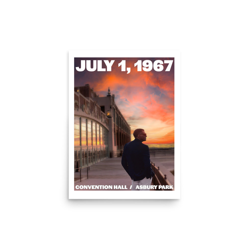 Ray '67 / Convention Hall - ASBURY PARK - Photo paper poster 12″×16″