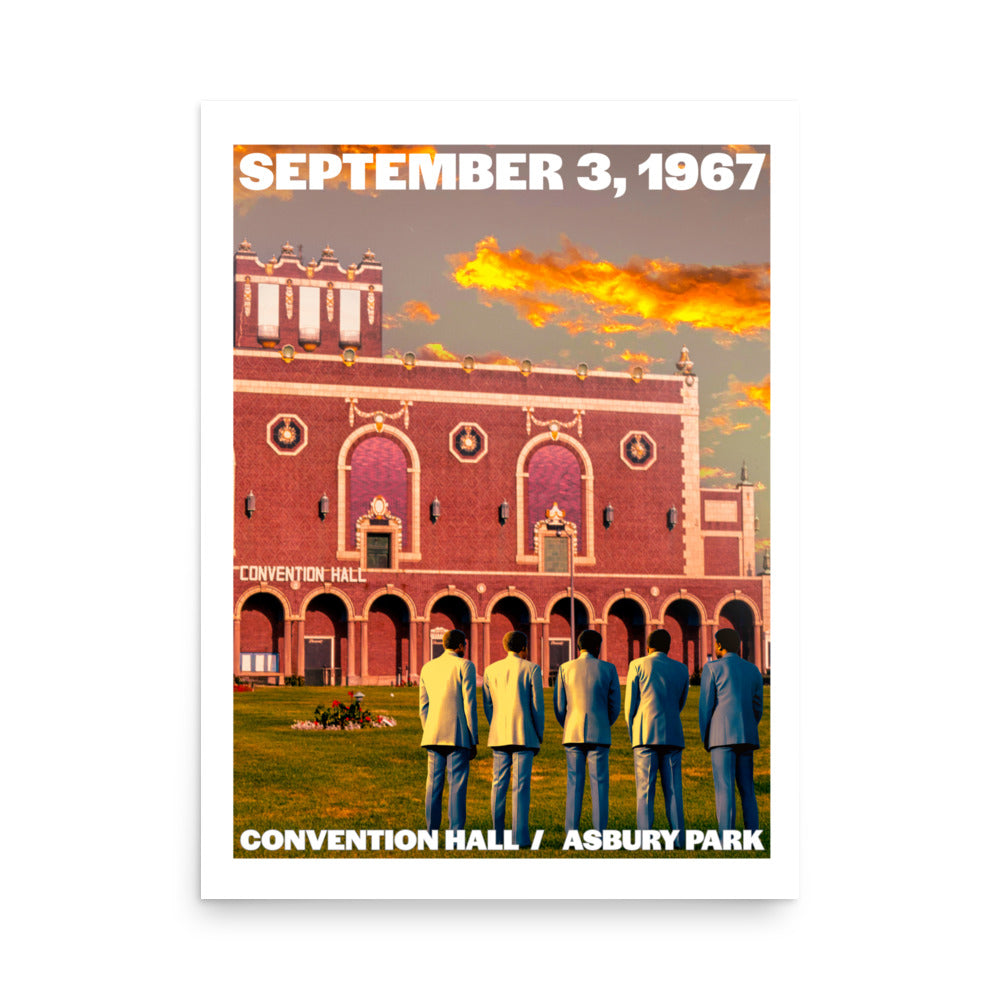 Temptations '67 / Convention Hall - ASBURY PARK - Photo paper poster 18″×24″