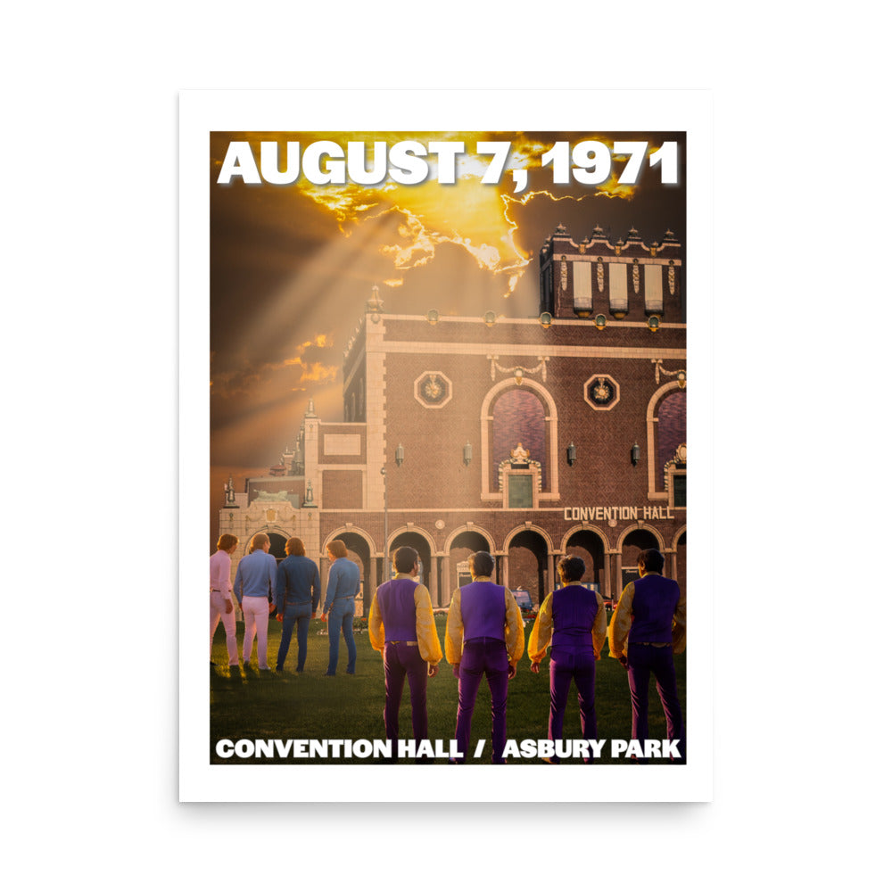 Jay & The Seasons '71 / Convention Hall - ASBURY PARK - Photo paper poster 18″×24″