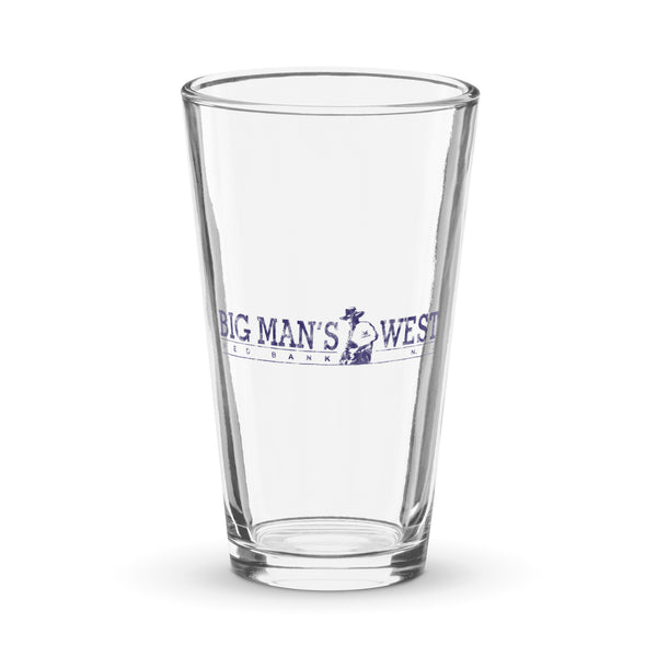 Big Man's West - RED BANK - Pint Glass Default Title