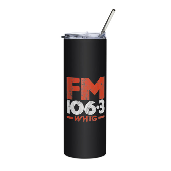 FM106.3 WHTG - NEW JERSEY - Stainless Steel Tumbler Default Title