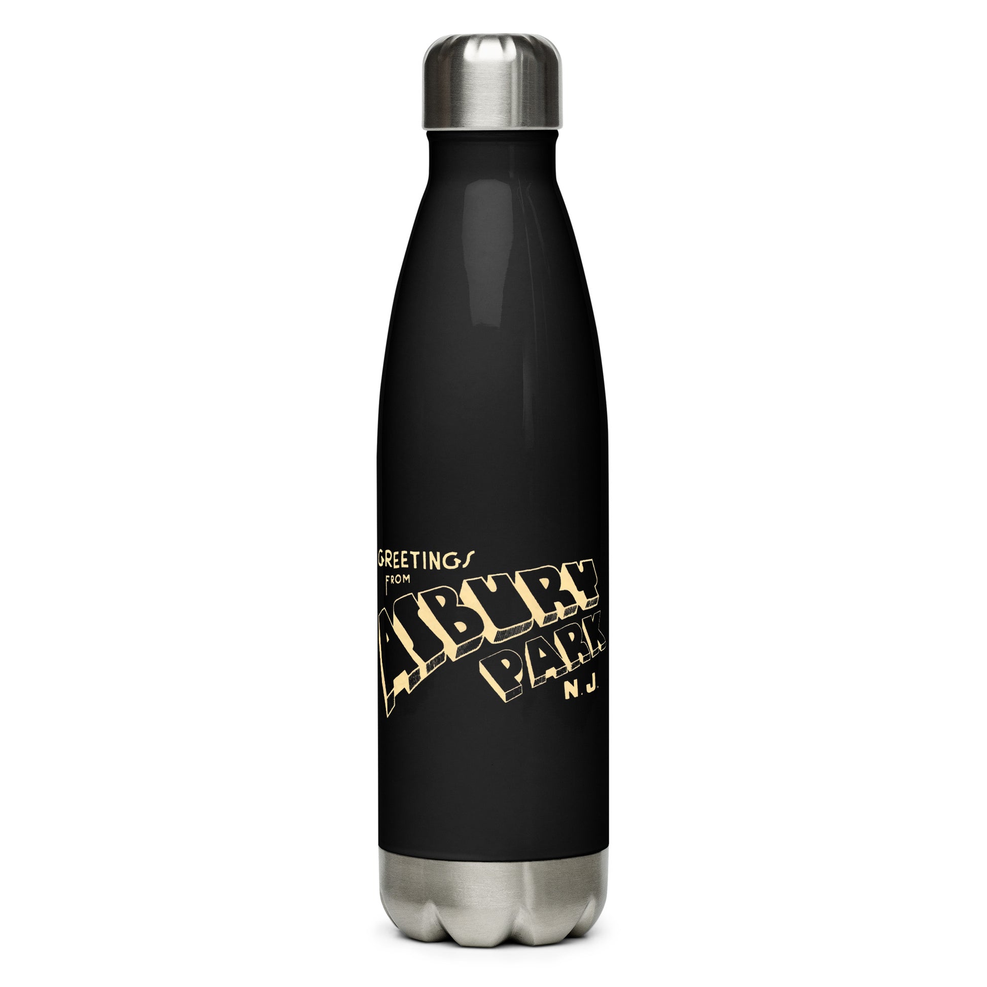 Greetings from Asbury Park - Stainless steel water bottle Default Title