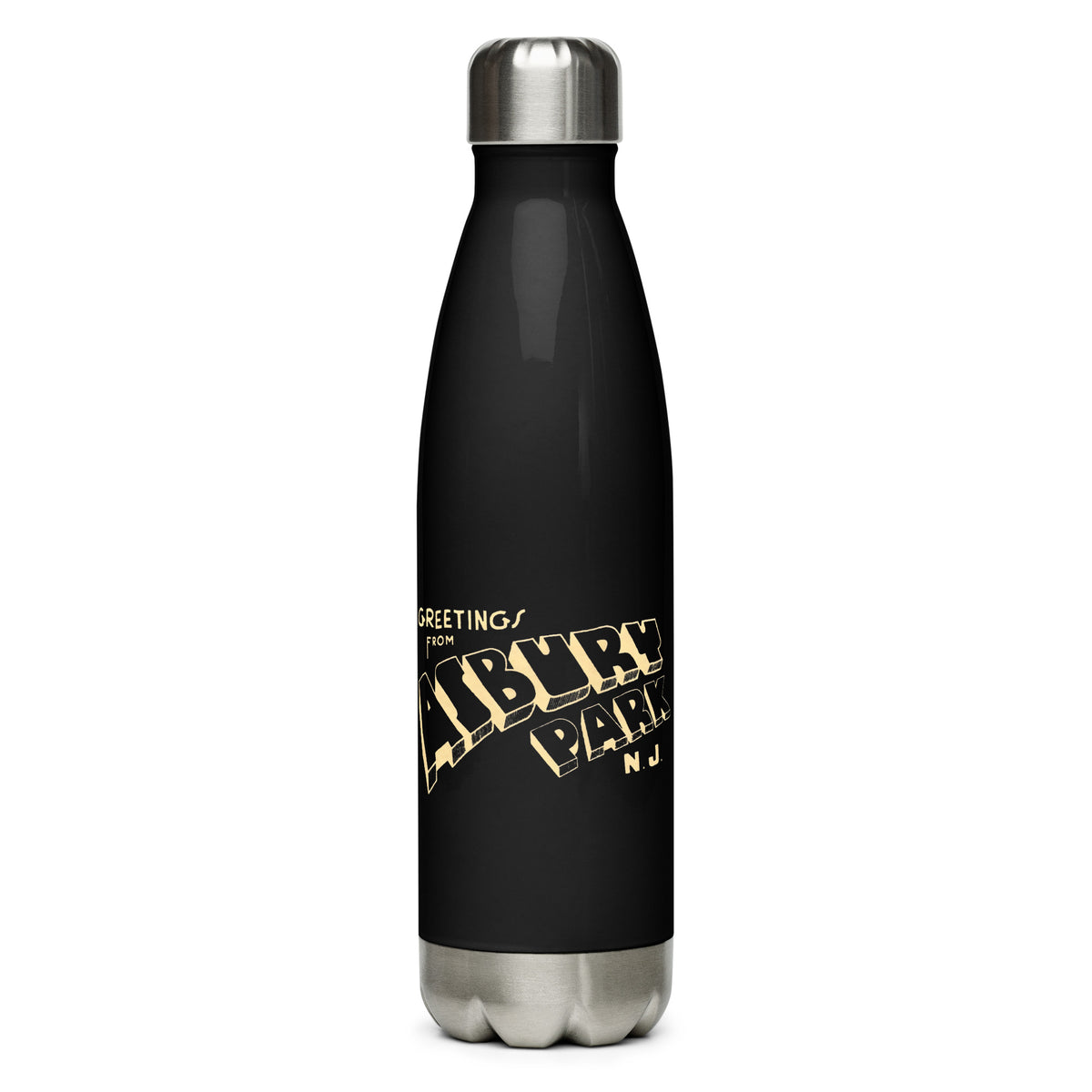 Greetings from Asbury Park - Stainless steel water bottle Default Title