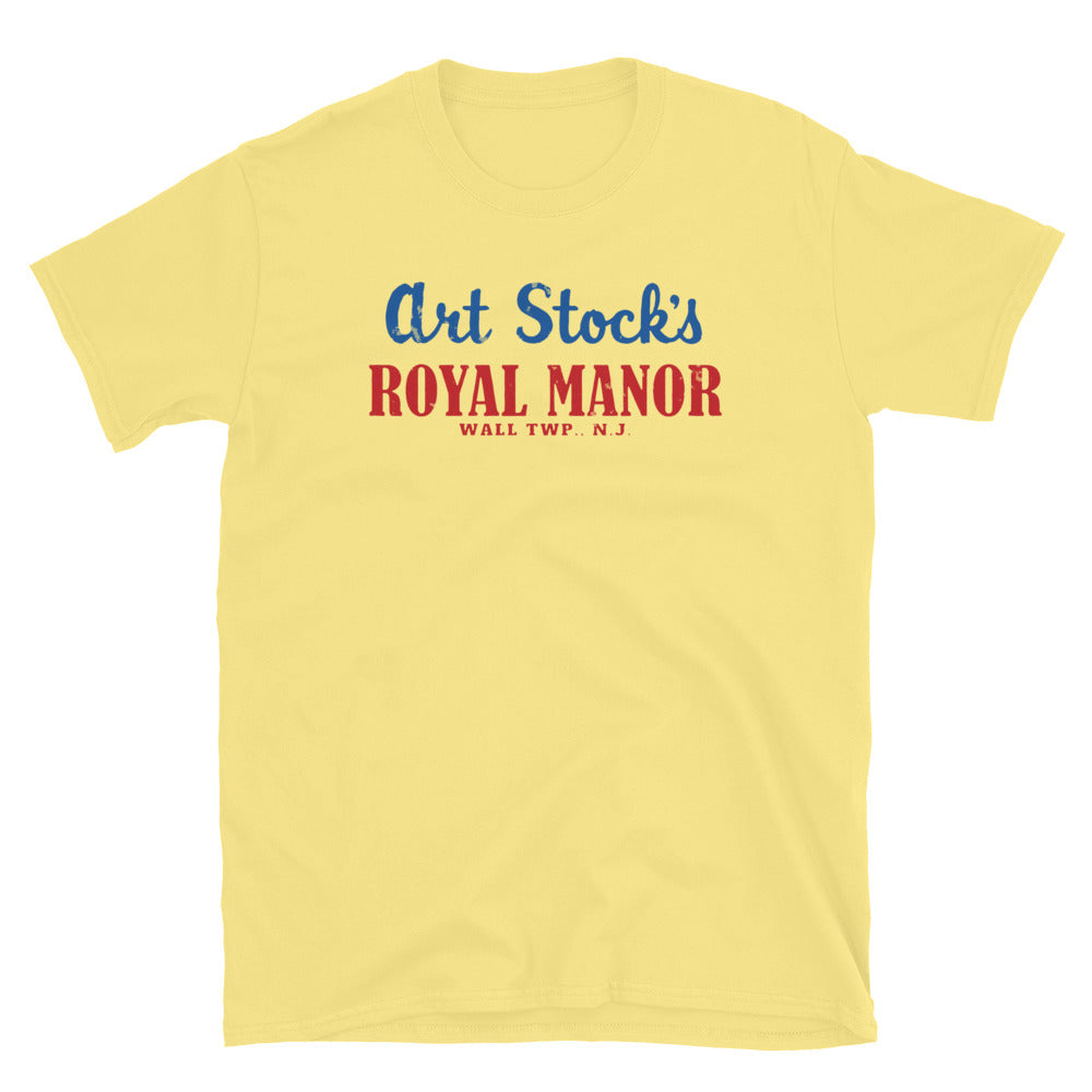 Art Stock's Royal Manor - WALL - Vintage Style T-Shirt Cornsilk
