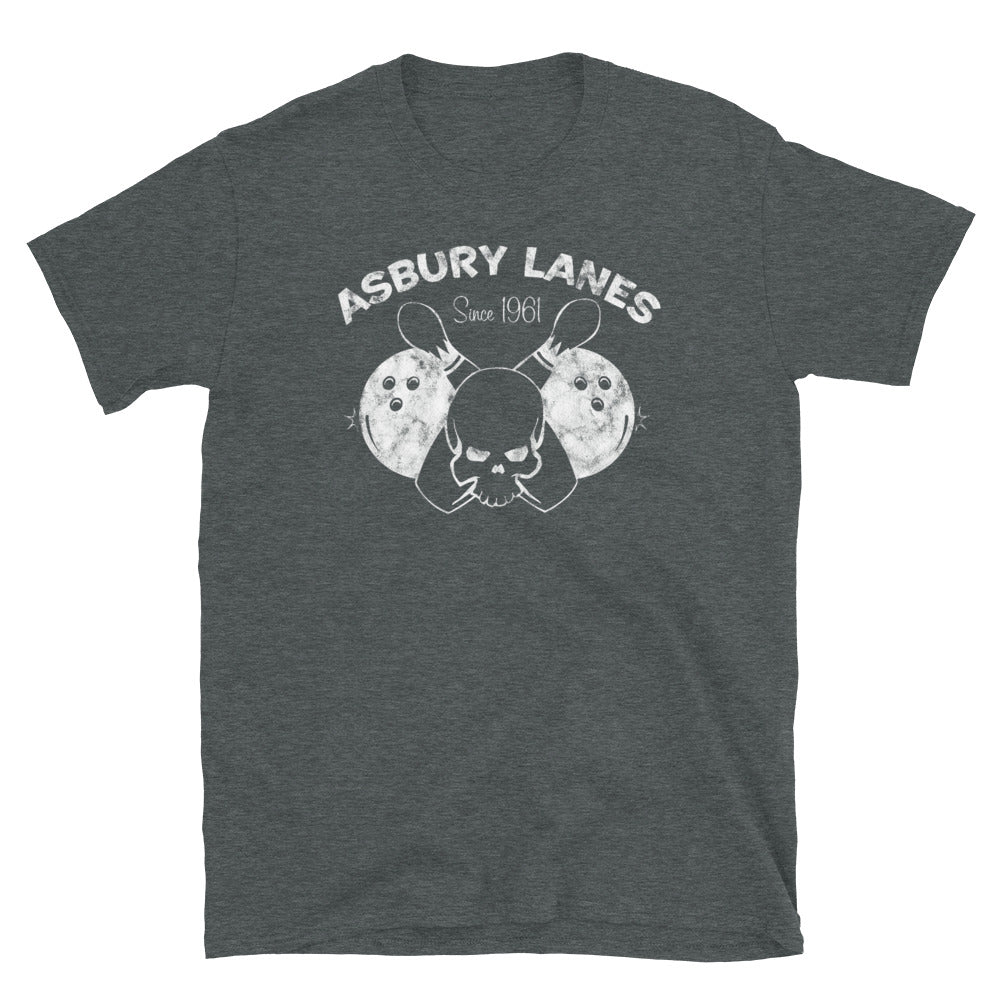 Asbury Lanes (White) - ASBURY PARK - Short-Sleeve Unisex T-Shirt
