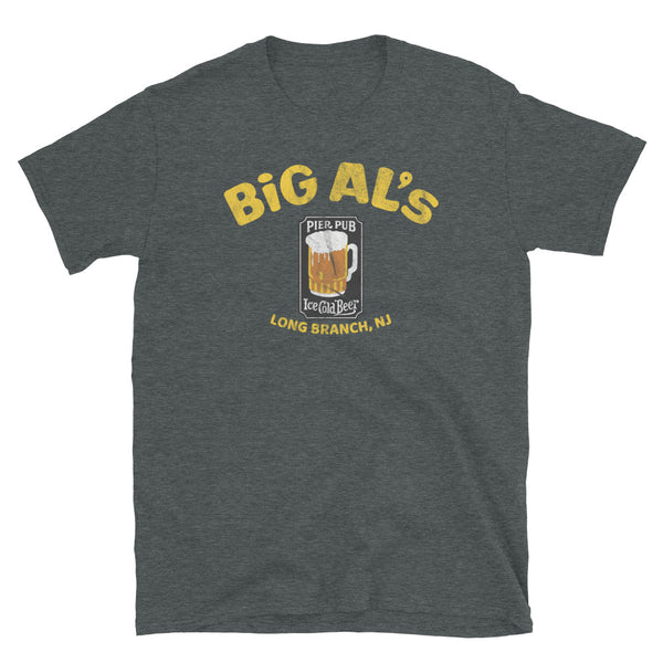 Big Al's - LONG BRANCH - Short-Sleeve Unisex T-Shirt Dark Heather
