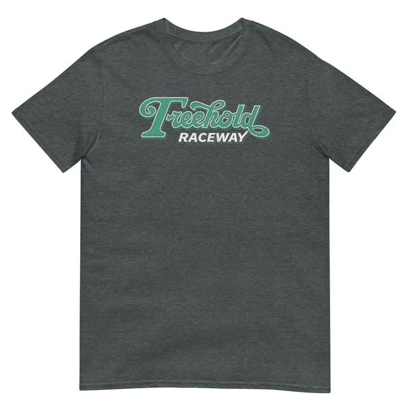 Freehold Raceway - FREEHOLD - Vintage Style T-Shirt Dark Heather