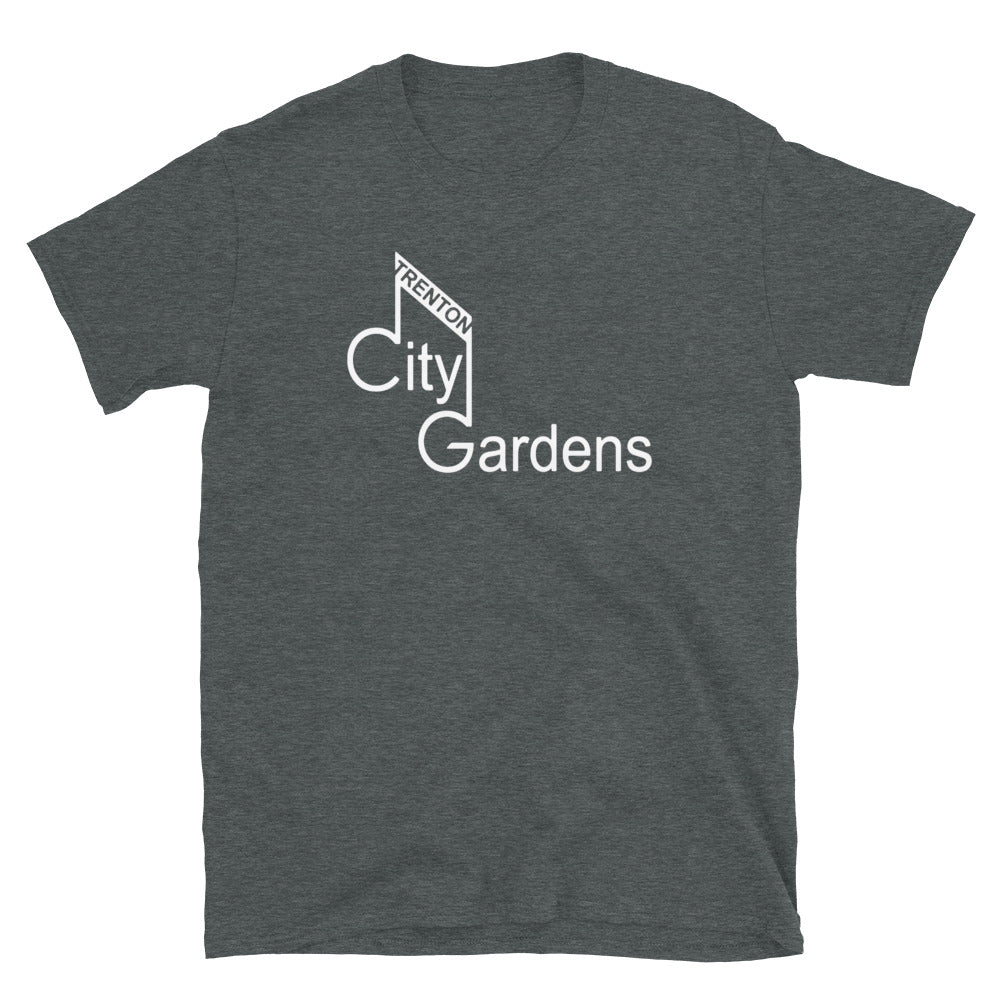 City Gardens Stacked Logo - TRENTON - Vintage Style T-Shirt