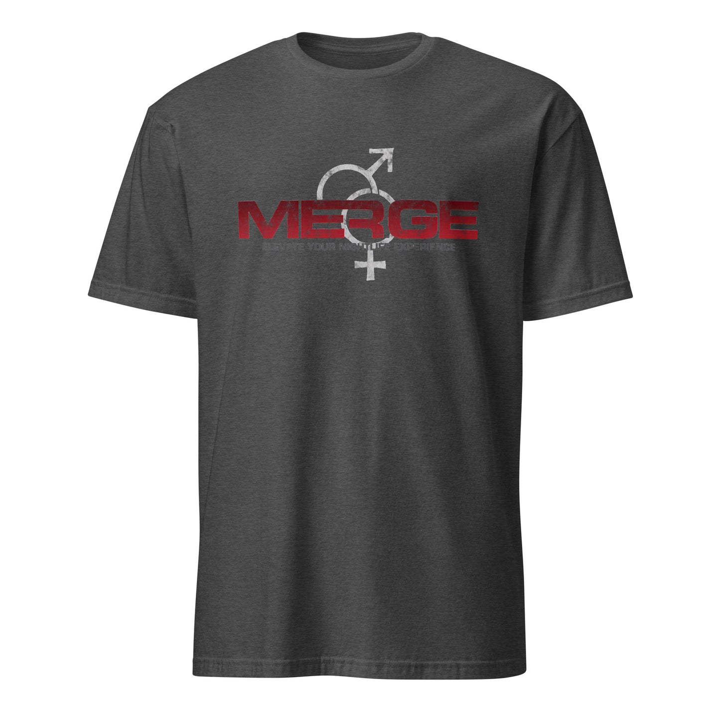 Merge - SEASIDE HEIGHTS - Short-Sleeve Unisex T-Shirt Dark Heather Grey