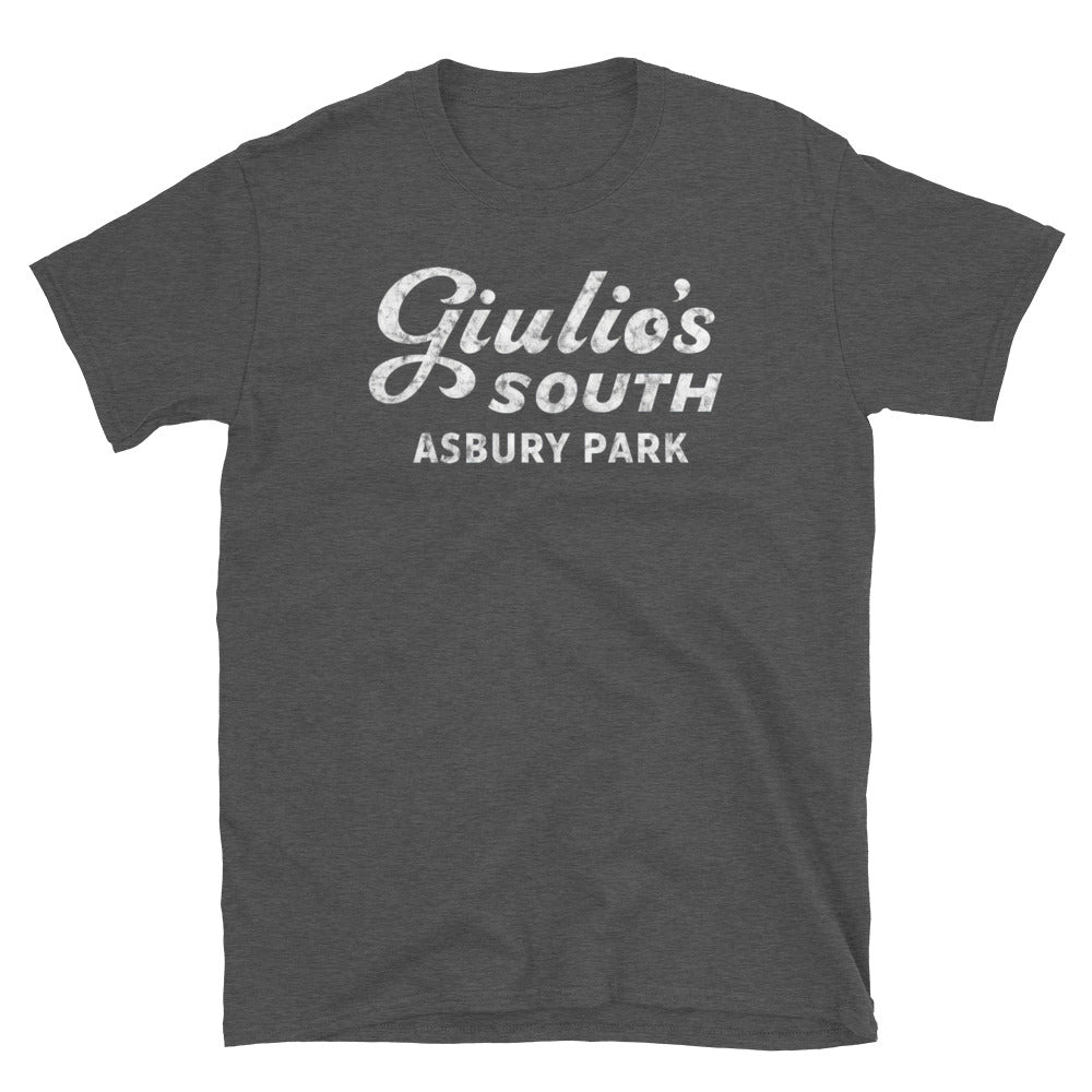 Giulio's South - ASBURY PARK - Short-Sleeve Unisex T-Shirt Dark Heather Grey