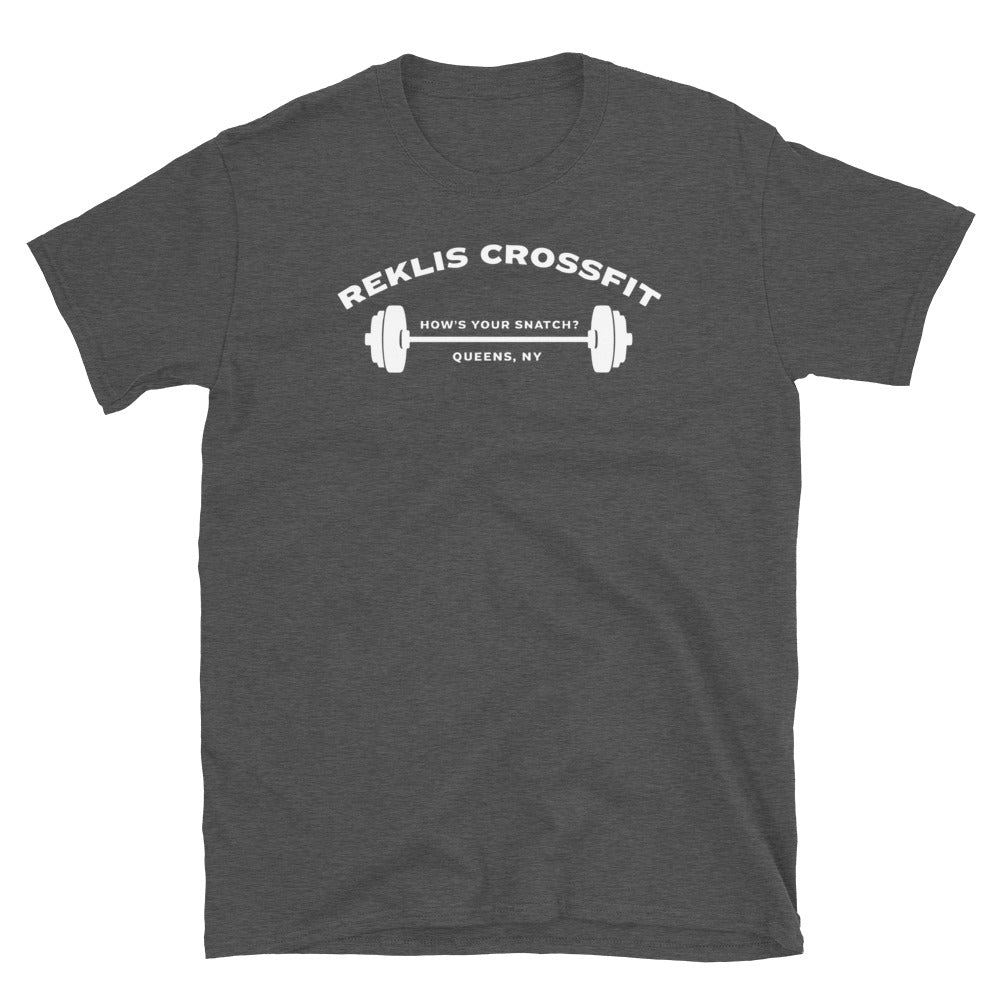 Reklis CrossFit (Dark Gray) - QUEENS - Short-Sleeve Unisex T-Shirt