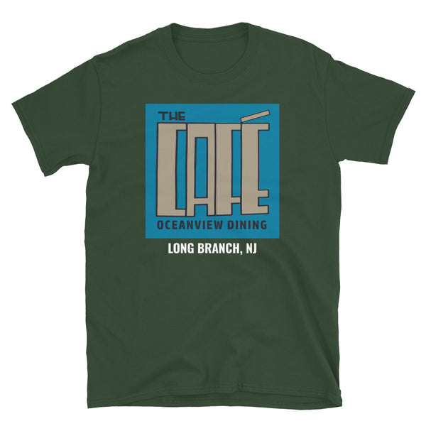 The Cafe Bar - LONG BRANCH - Short-Sleeve Unisex T-Shirt Forest Green