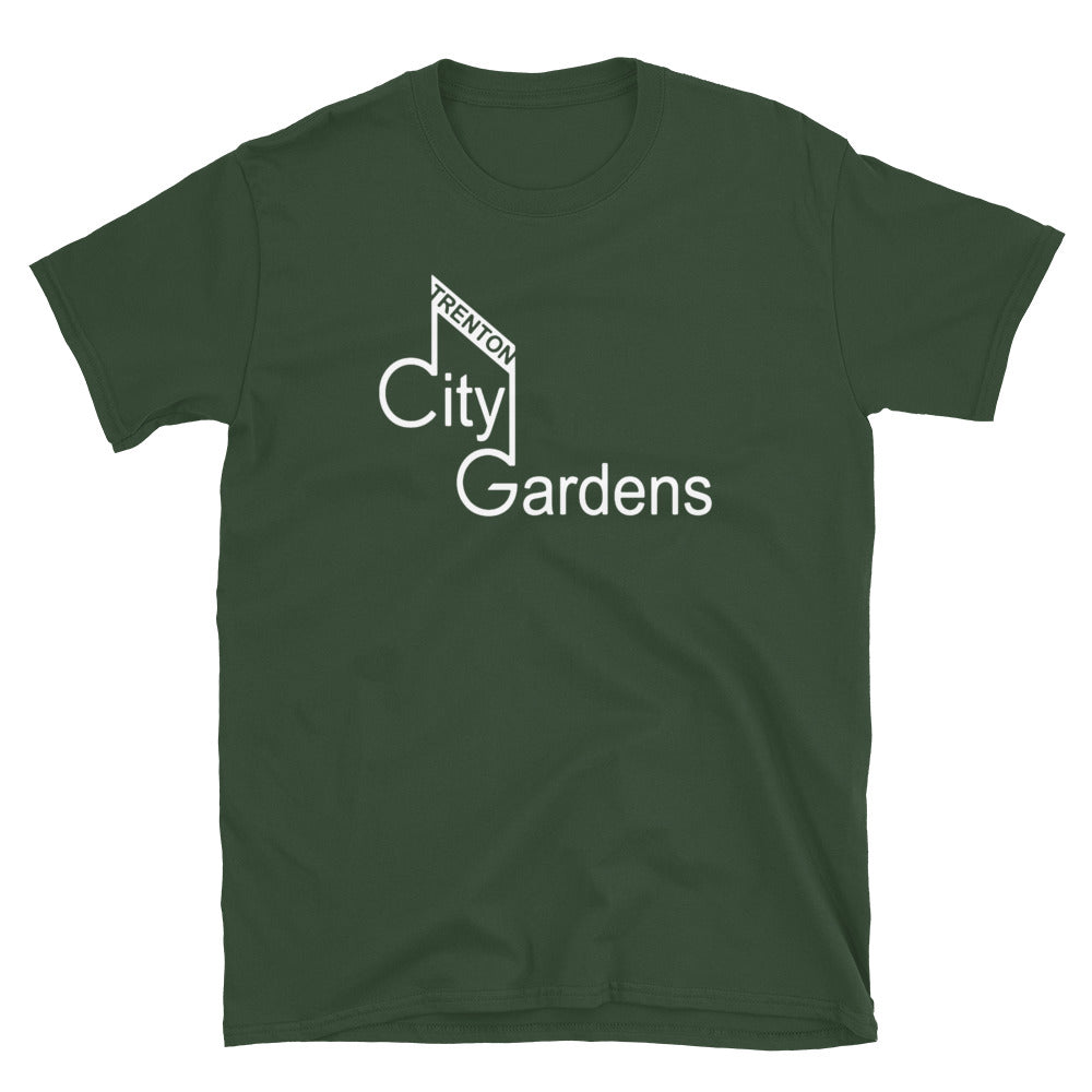 City Gardens Stacked Logo - TRENTON - Vintage Style T-Shirt
