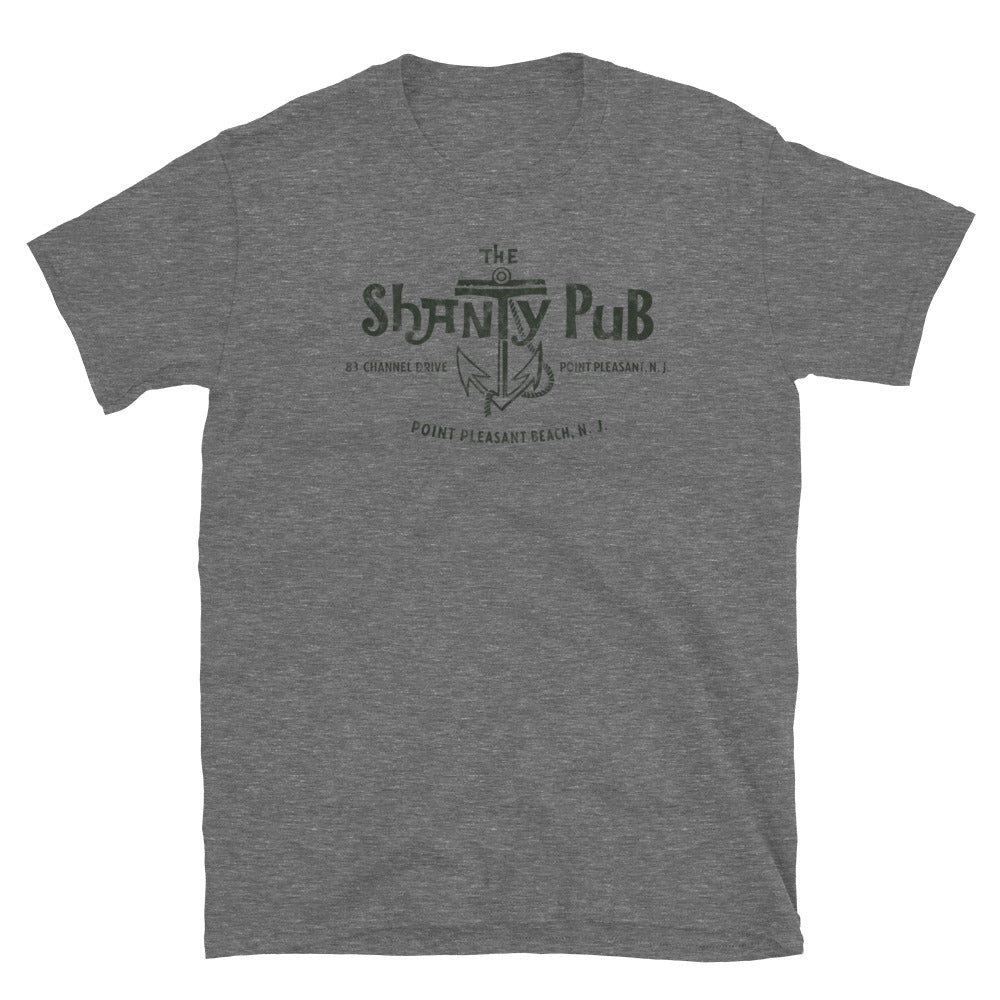 The Shanty Pub - POINT PLEASANT BEACH - Short-Sleeve Unisex T-Shirt Graphite Heather