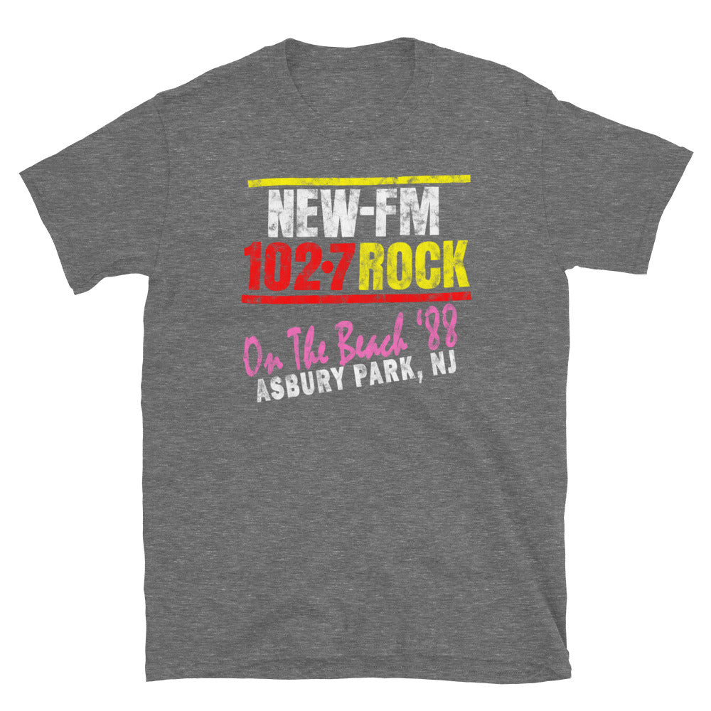 WNEW 102.7 On The Beach '88 - ASBURY PARK - Short sleeve t-shirt