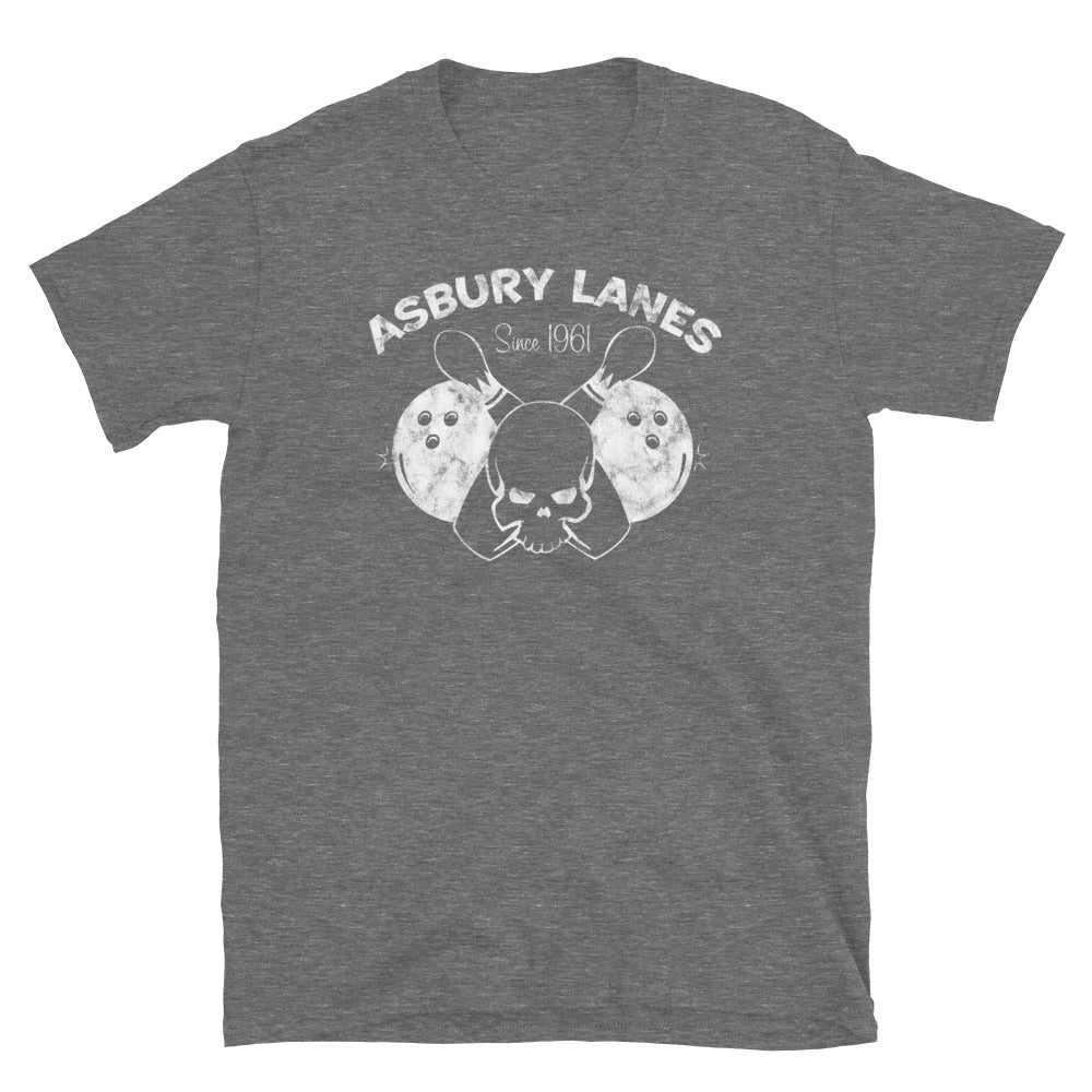 Asbury Lanes (White) - ASBURY PARK - Short-Sleeve Unisex T-Shirt