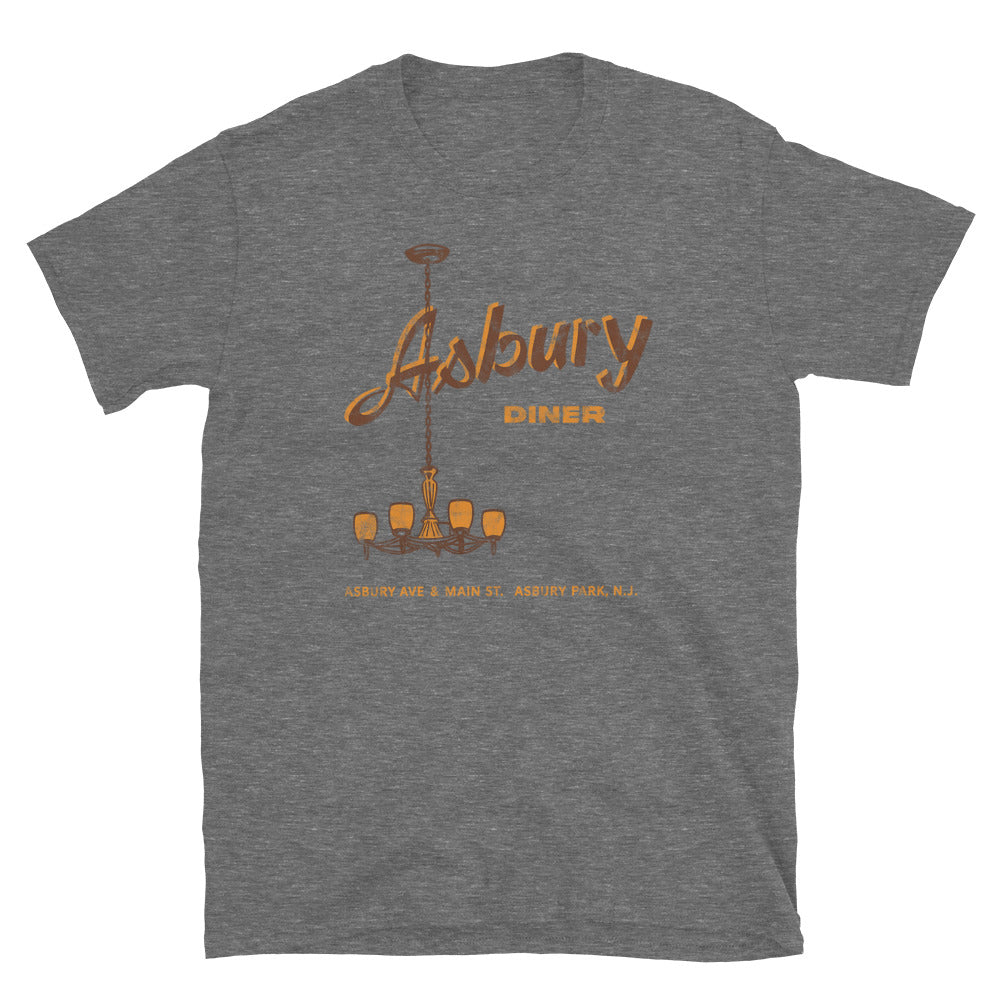 Asbury Diner - ASBURY PARK - Short-Sleeve Unisex T-Shirt Graphite Heather