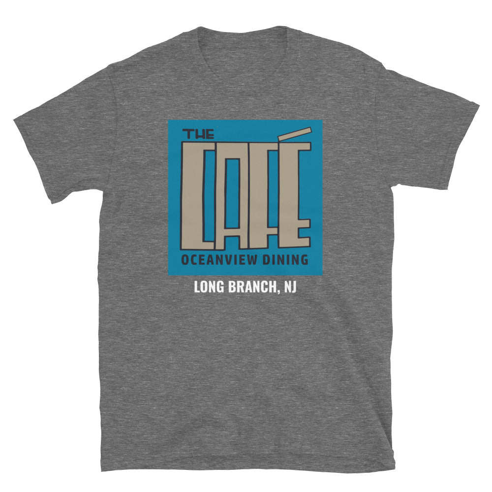 The Cafe Bar - LONG BRANCH - Short-Sleeve Unisex T-Shirt Graphite Heather