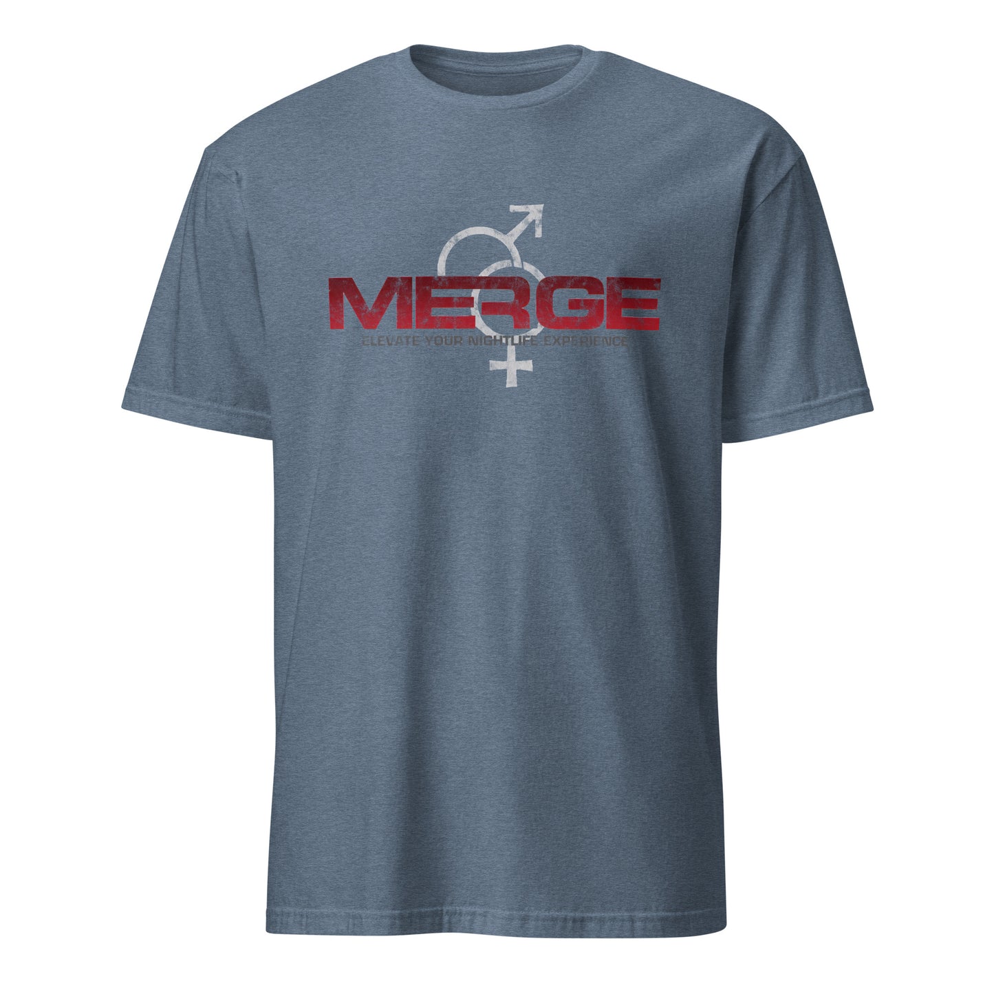 Merge - SEASIDE HEIGHTS - Short-Sleeve Unisex T-Shirt Heather Indigo