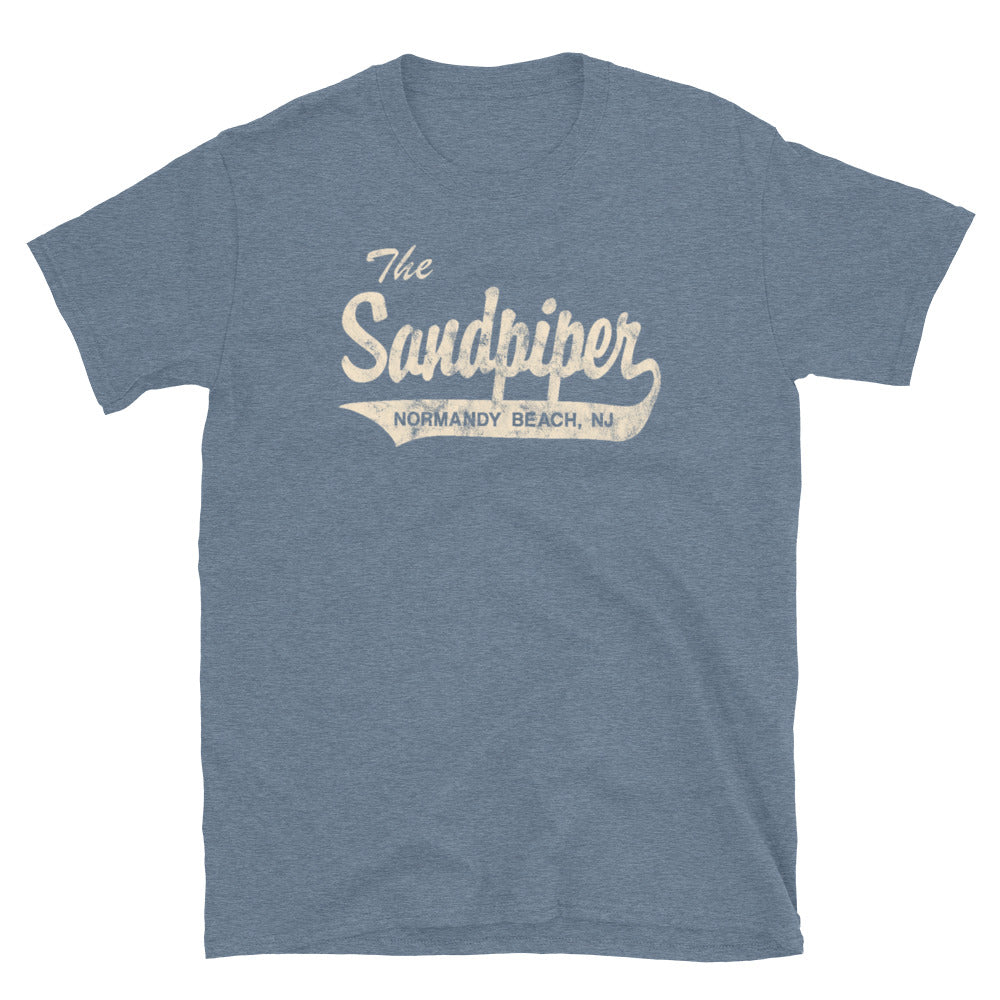 The Sandpiper - NORMANDY BEACH - Short-Sleeve Unisex T-Shirt
