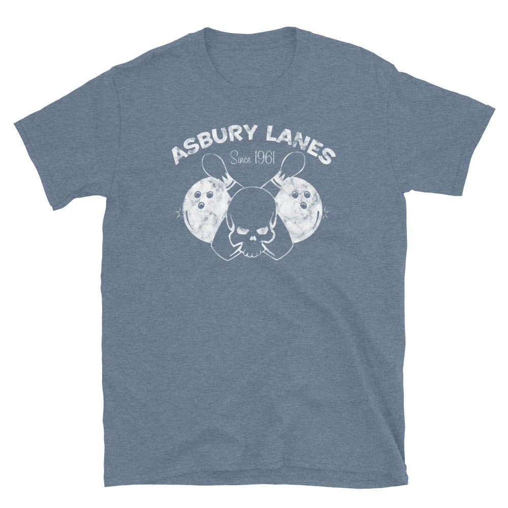 Asbury Lanes (White) - ASBURY PARK - Short-Sleeve Unisex T-Shirt