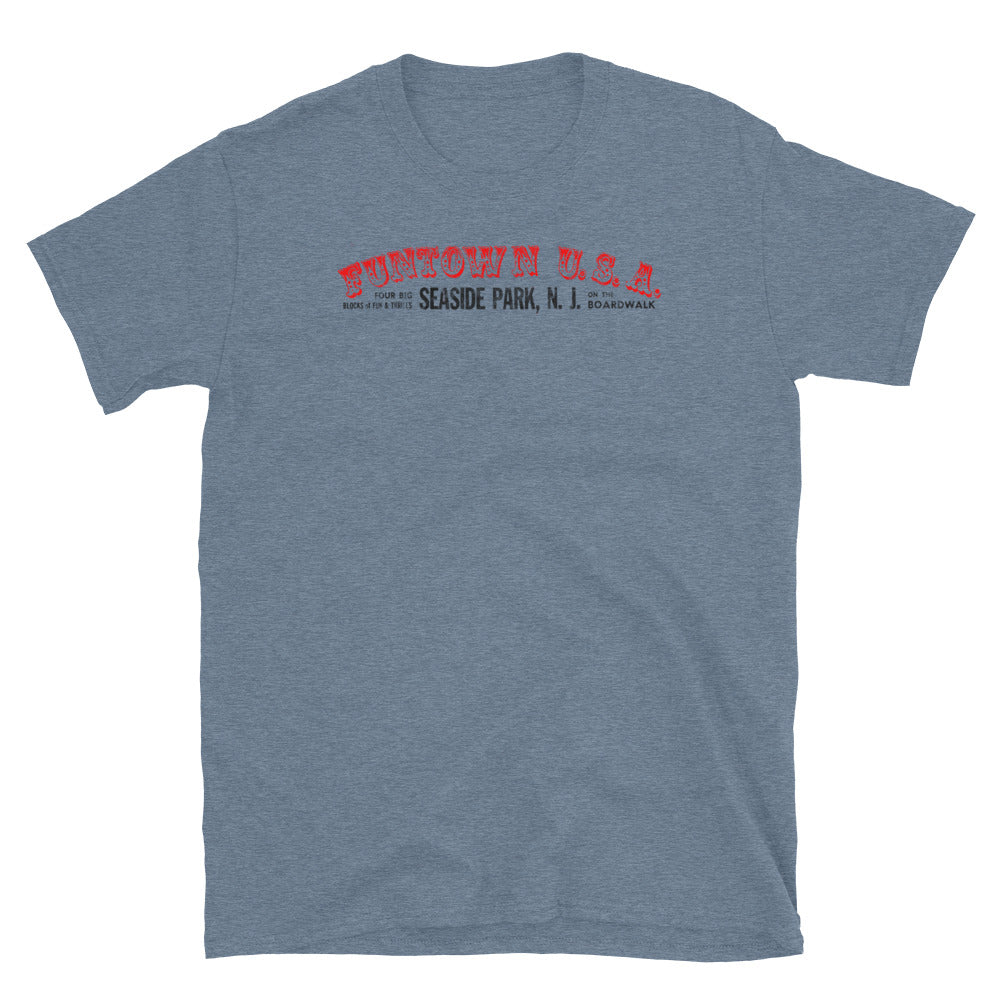 Funtown U.S.A. - SEASIDE PARK - Short sleeve t-shirt Heather Indigo