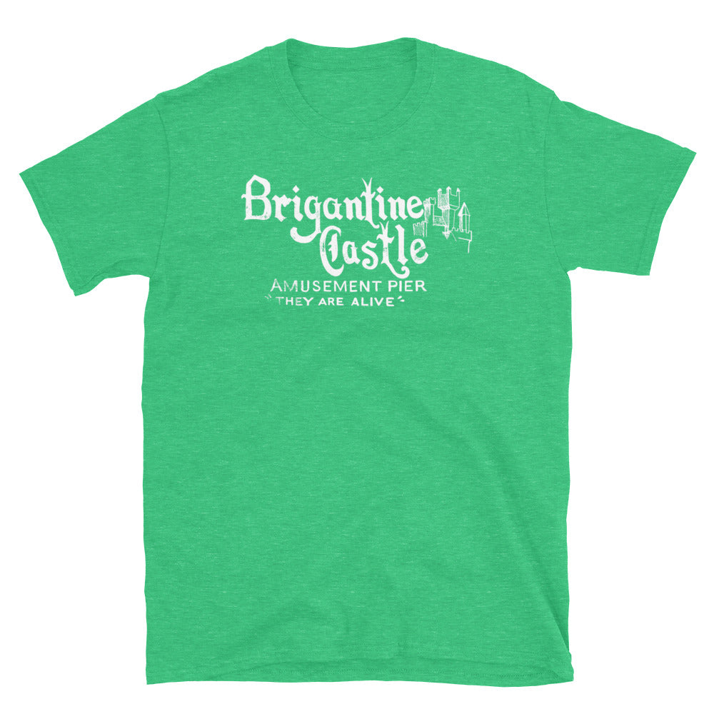Brigantine Castle - BRIGANTINE - Short-Sleeve Unisex T-Shirt Heather Irish Green