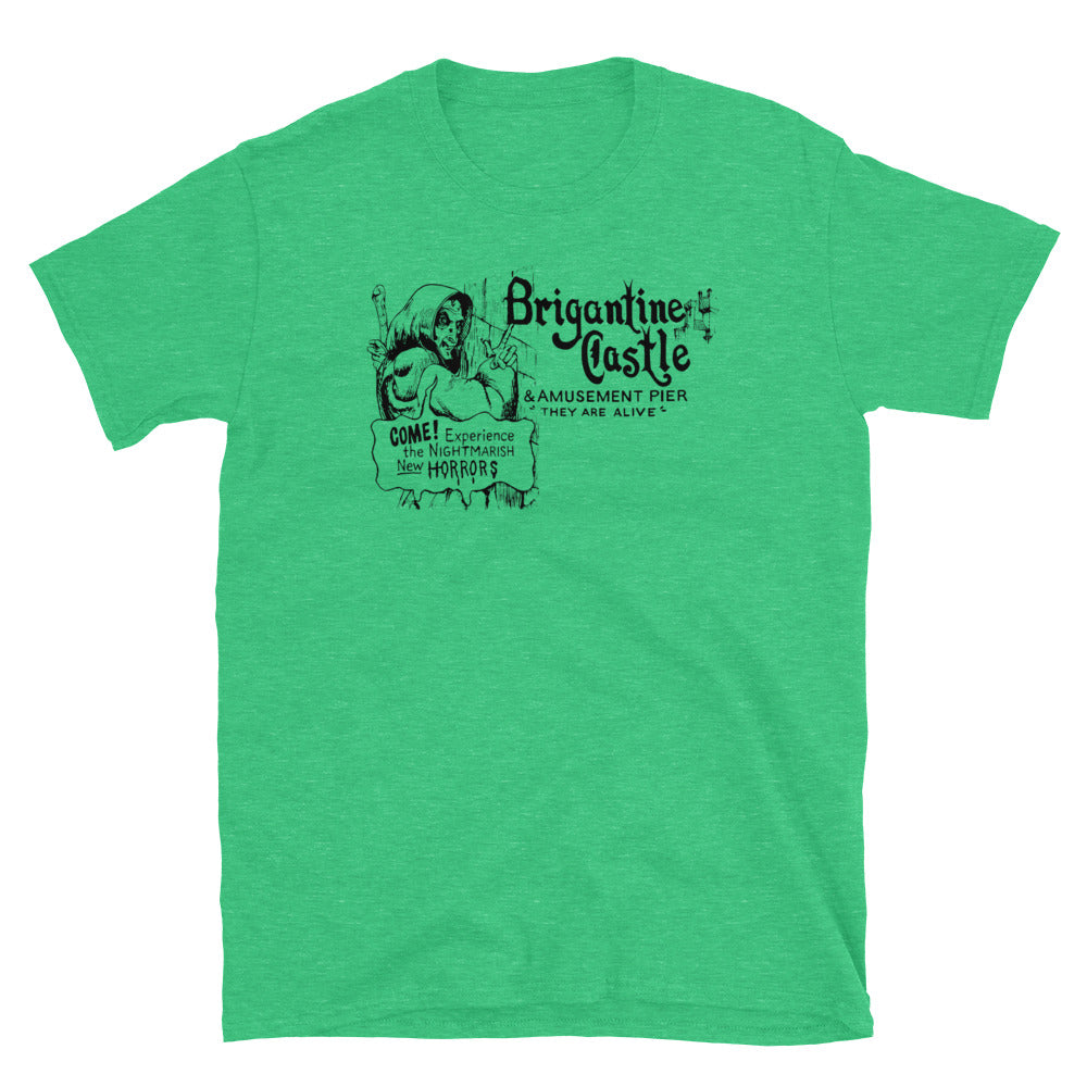 Brigantine Castle - BRIGANTINE - Short-Sleeve Unisex T-Shirt Heather Irish Green
