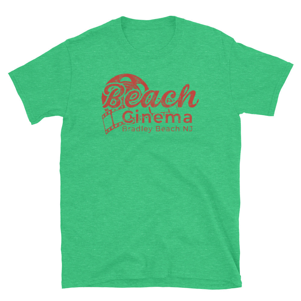 Beach Cinema - BRADLEY BEACH - Short-Sleeve Unisex T-Shirt Heather Irish Green