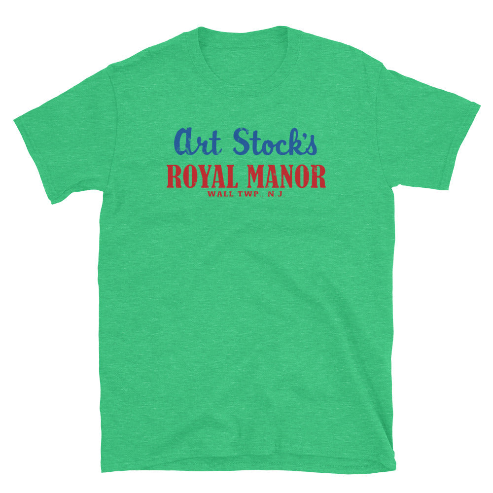 Art Stock's Royal Manor - WALL - Vintage Style T-Shirt Heather Irish Green
